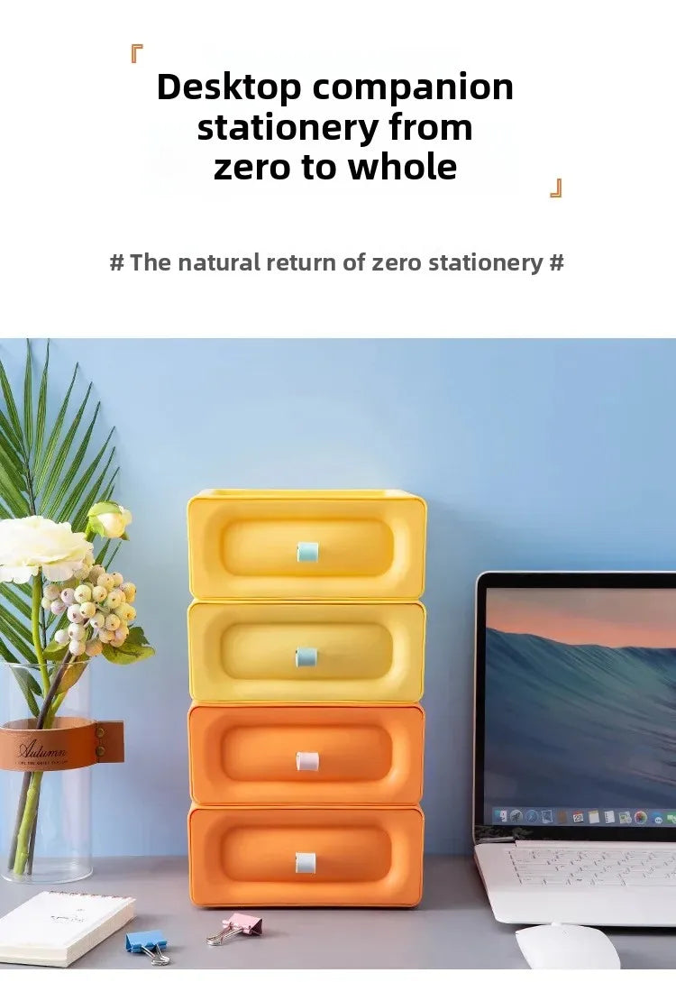 Drawer Style Desktop Storage Box, Storage Box, Multifunctional Office Desk Storage Box, Organizing and Accommodation Storage Box