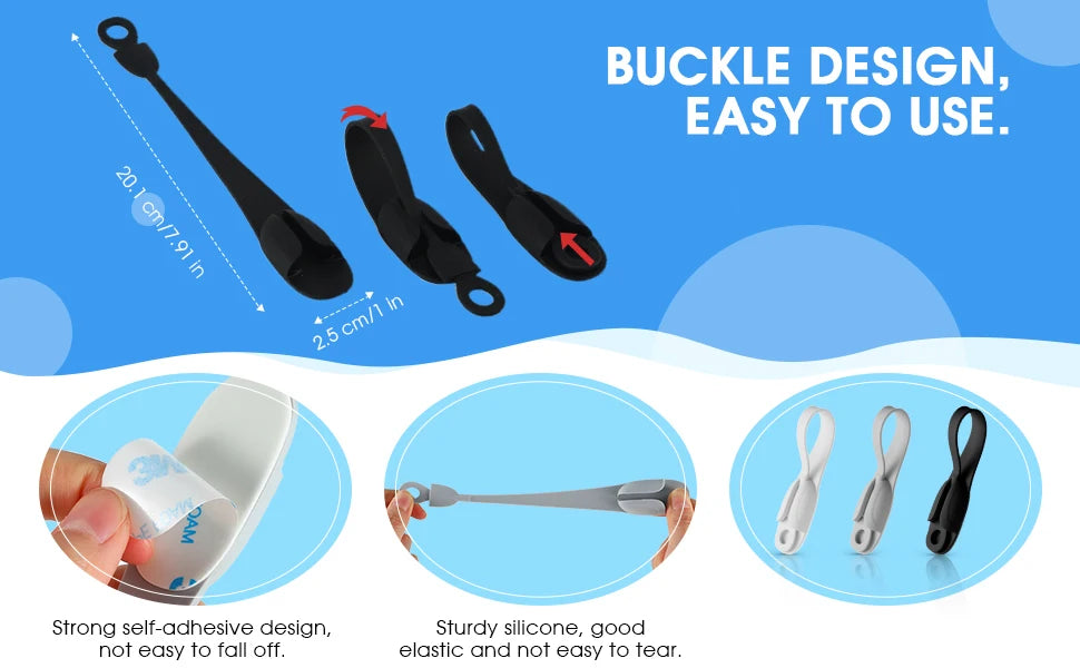 New Cord Bundlers Cord Organizer for Self Adhesive Kitchen Cord Wrapper Sticky Silicone Winder Holder Cable Organizer Data Cable