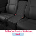 2nd Row Car Seat Organizer for 6-Seat Benz GLS 450 / VW ID.6 / Cadillac XT6 / Ford Explorer 2023 2024 Console Organizer Backseat