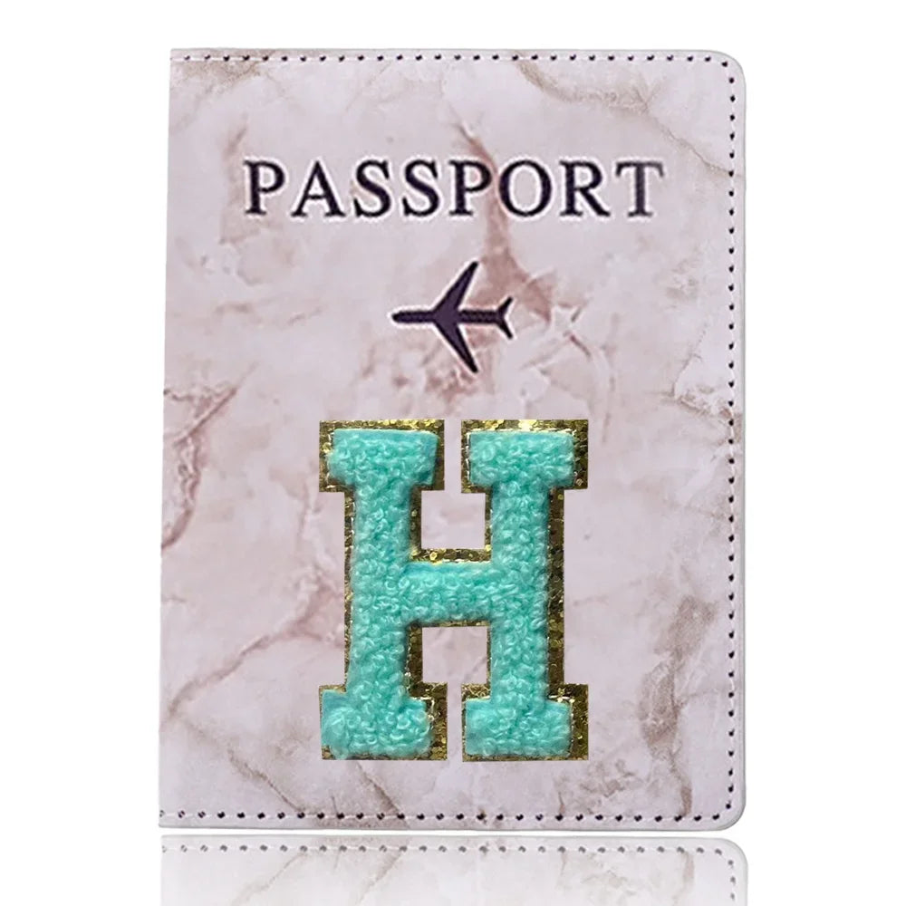 Passport Holder Passport Case Travel Waterproof Passport Protective Cover Embroidery Pattern Holder Air Plan Travel Accessories