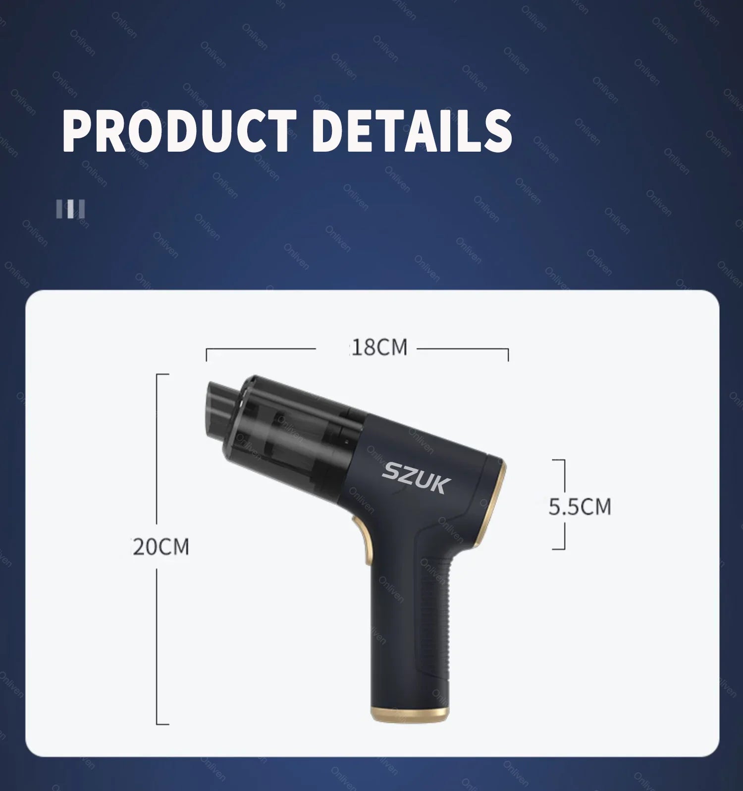 SZUK Mini Wireless Portable Car Mini Vacuum cleaner, High Suction 98000PA,Long Battery, Portable & Easy Clean Cleaning Appliance