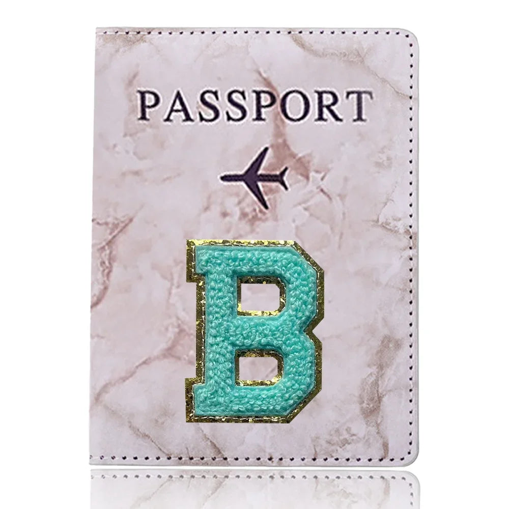 Passport Holder Passport Case Travel Waterproof Passport Protective Cover Embroidery Pattern Holder Air Plan Travel Accessories