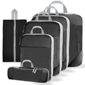 5 Set/6 Set Compressible Packing Cubes Travel Storage Bag Portable Large Capacity Waterproof Suitcase Handbag Luggage Organizer