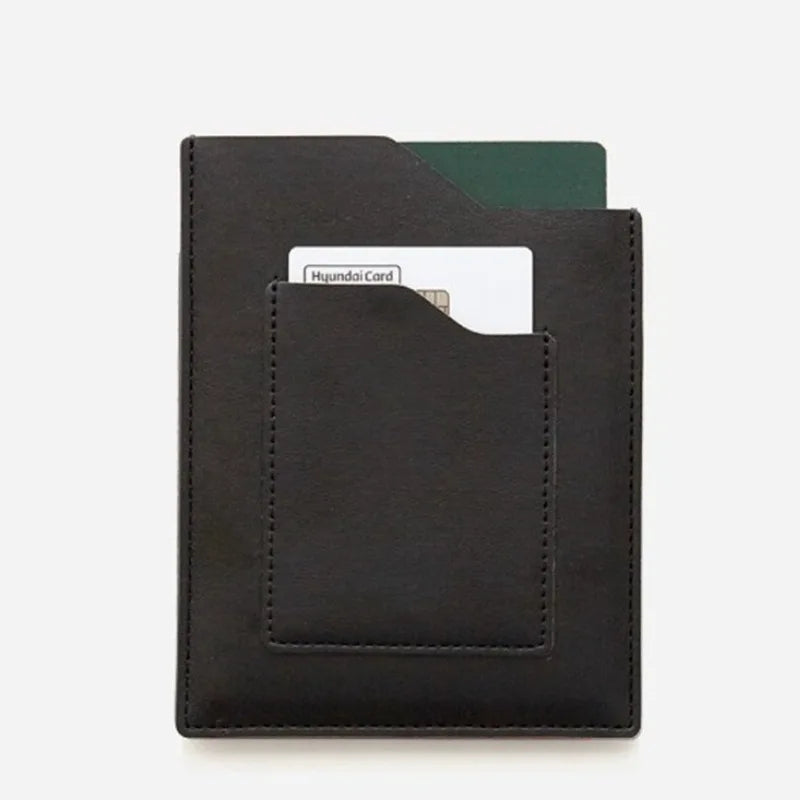 PU passport holder, travel document card holder, air ticket, train ticket storage holder, portable document holder, card holder