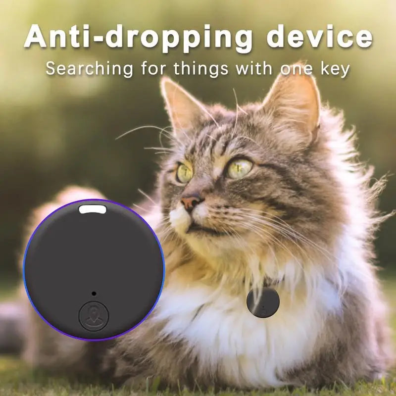 Mini Bluetooth Tracker Smart Anti-Lost with GPS Location Two-Way Alarm APP Control Portable Locator for Keys Wallet Pets Kids