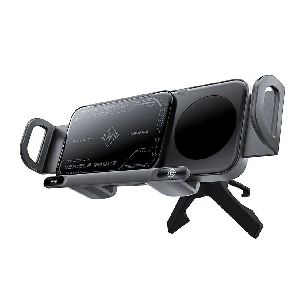 High Intelligent Mobile Phone/Pad Holder, Magnetic Phone Holder for Car, 2 in 1 Auto Rotating Phone Holder, Wireless Car Charger