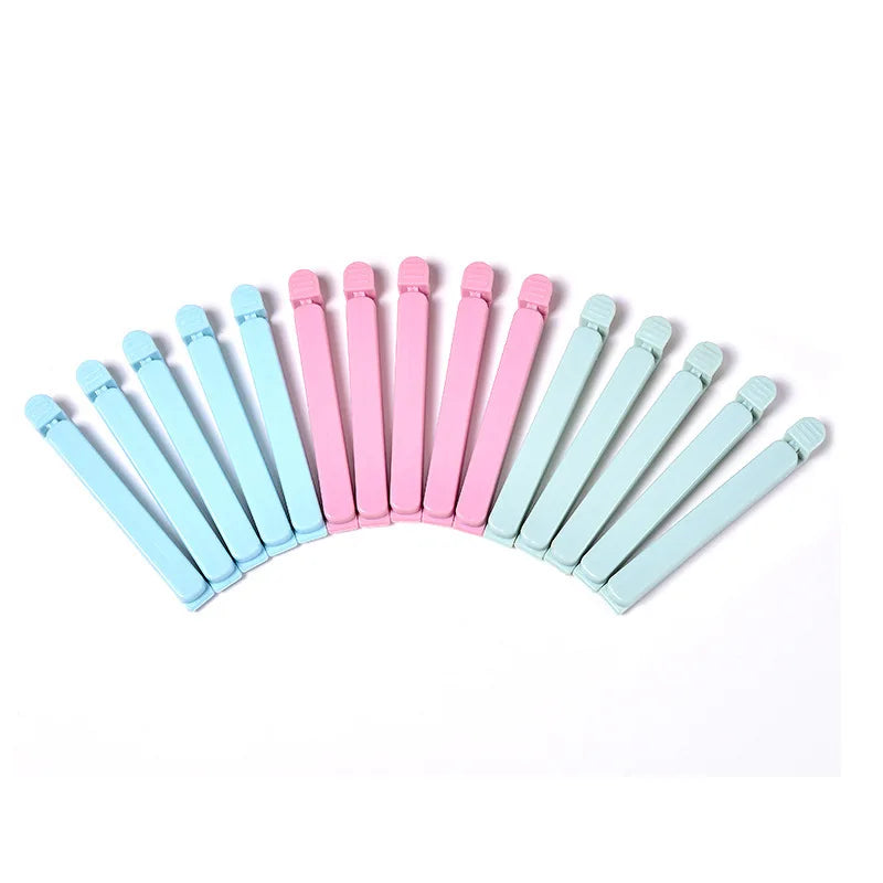 5pcs Large Size Kitchen Food Bag Sealer Clamp Anti-Damp Snack Sealing Clip Plastic Bag Clamp for Food Storage