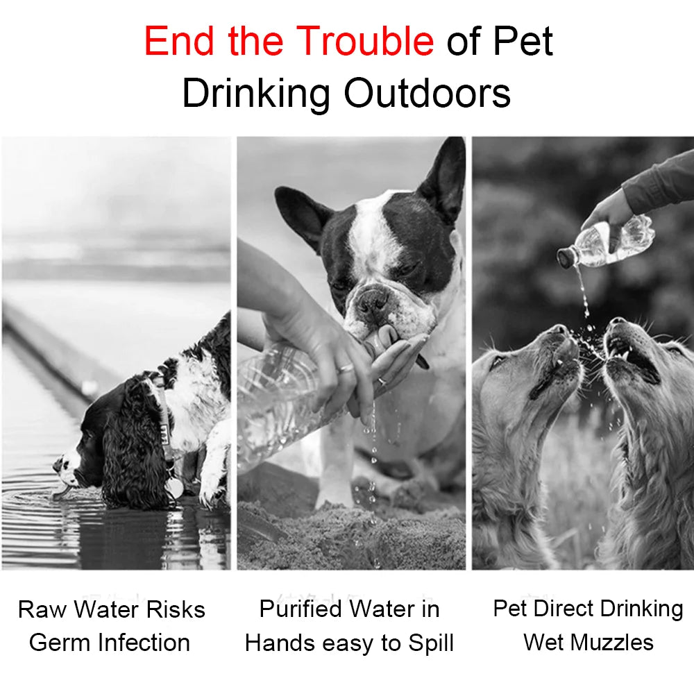 Portable Pet Water Bottle for Small Large Dogs High Capacity Dog Drink Bowl Outdoor Pets Water Dispenser Cup Labrador Supplies