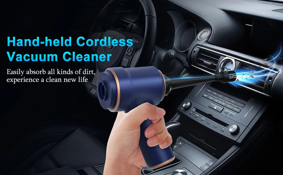 90000PA Car Vacuum Cleaner Mini Hand held Portable Wireless Cleaner for Home Appliance Powerful Cleaning Machine Car Cleaner