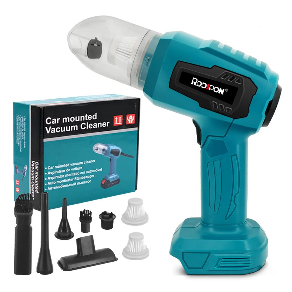Mini Cordless Handheld Vacuum Cleaner 500W Portable Blower for Hard Floor Carpet Car Pet Hair Cleaning for Makita 18-21V Battery