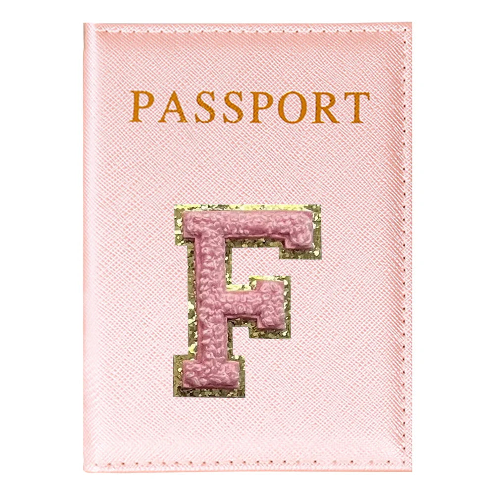 Portapasaporte Rosa con Diseño Aviones — Funda PU para Viajeras