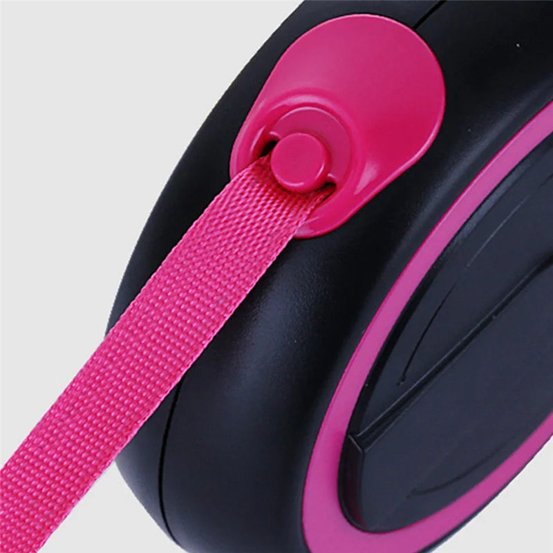 3M 5M 8M Dog Leash Retractable Roulette Long Pet Lead Strong for Small Large Big Dogs Automatic Walking Nylon Durable Rope Stuff