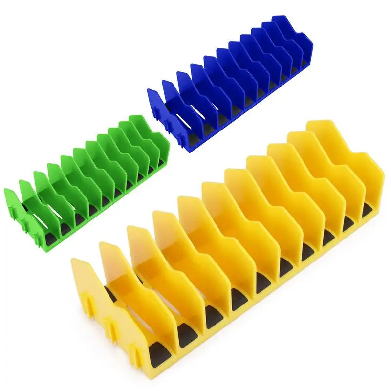 Practical plier organizer rack Holds up to ten pliers Drawer Toolbox Sturdy Pliers Tool Organizer Storage Rack Space-Saving