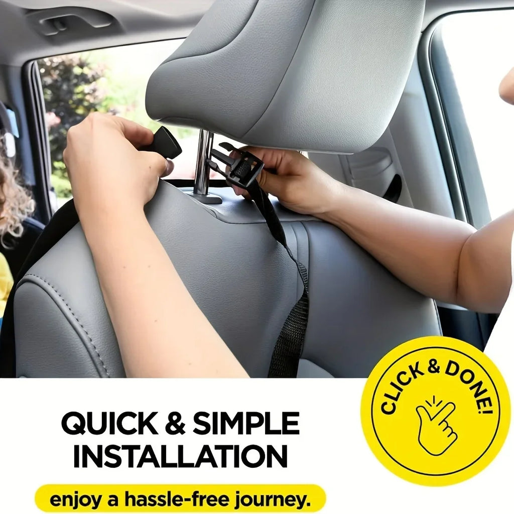 Car Seat Back Organizer with Storage Pockets, Kick Mat Protector, Waterproof Auto Backseat Organizer for Car Interior
