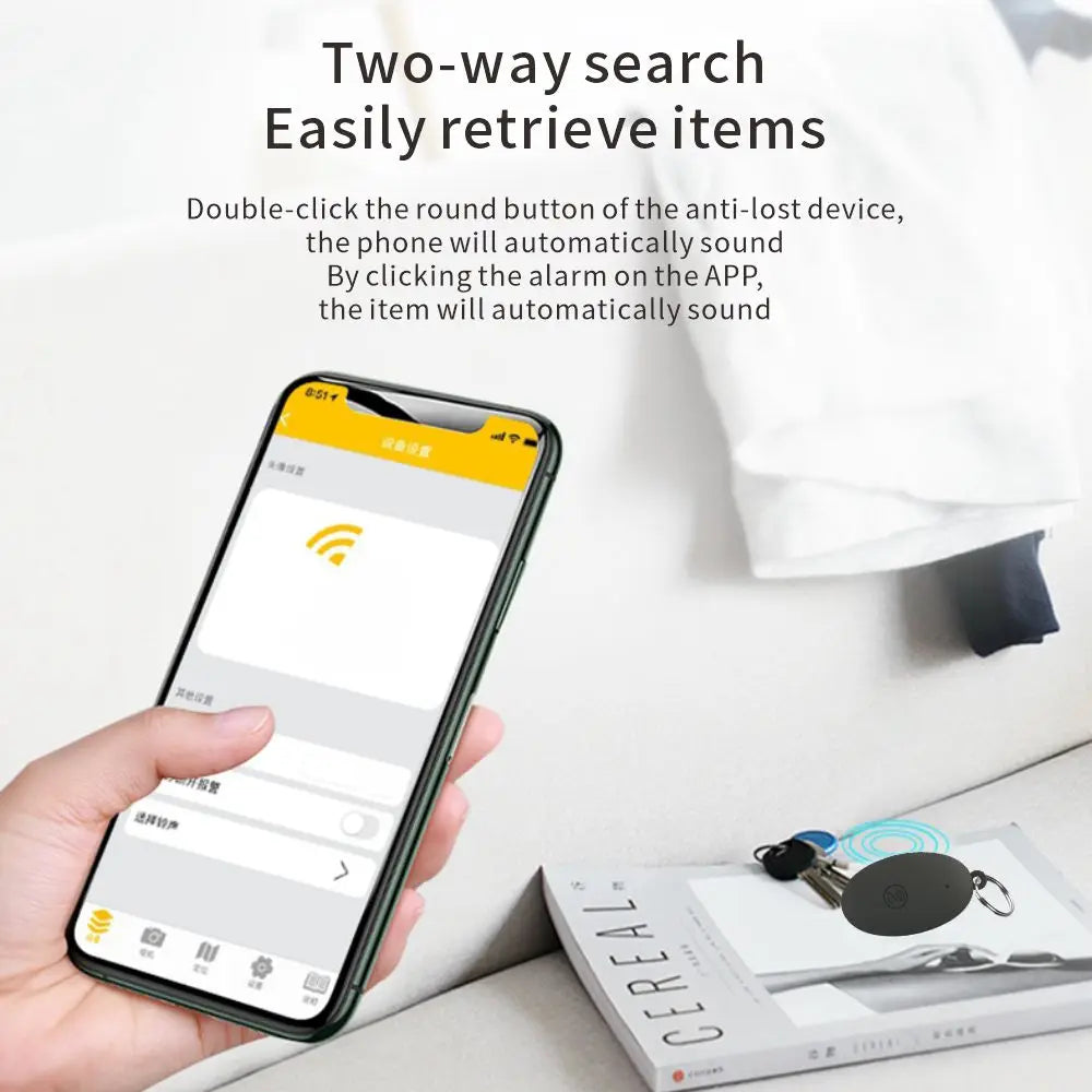 Mini GPS Tracker Bluetooth Tracker Two-Way Anti-Lost Device Pet Kid Key Bag Car Wallet Tracking Smart Finder Locator Accessories
