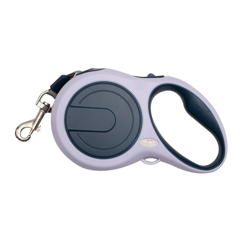 5-meter retractable dog leash, durable and adjustable, suitable for outdoor walks and runs of large, medium, and small dogs
