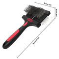 1pc Double Sided Pet Brush Dog Cat Hair Fur Bristle Grooming Shedding Cleaning Massage Comb Styling Tool Brush Comb Pet Supplies