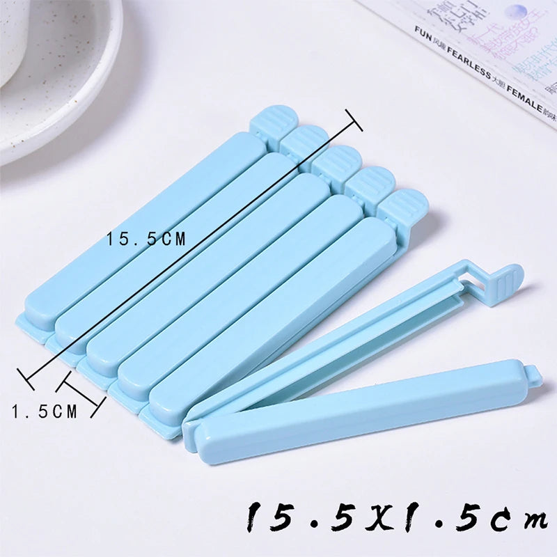 5pcs Large Size Kitchen Food Bag Sealer Clamp Anti-Damp Snack Sealing Clip Plastic Bag Clamp for Food Storage