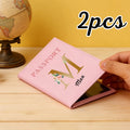 Custom Name Passport Holder For Travel,Personalized Letter Leather Passport Holder,Portable,Vacation,Boyfriend,Girlfriend,