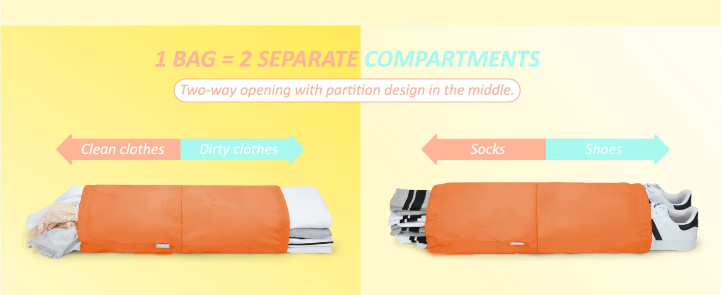 BAGSMART Compression Packing Cubes for Travel - 6/4/2 Set Lightweight Durable Luggage Organizer Bags Travel Essentials