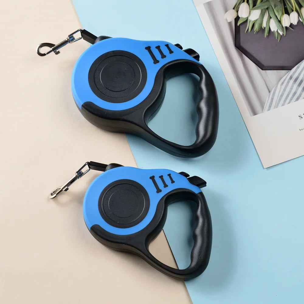 Automatic Retractable Dog Leash 3m/5m Nylon Lead for Small Dogs Cats Durable Puppy Traction Rope for Outdoor