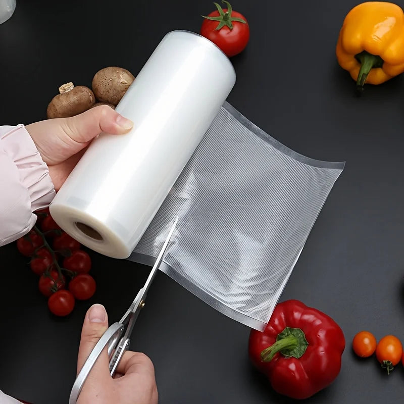 500CM Food Vacuum Sealer Bags Household Vacuum Sealing Machine Storage Roll Bag Travel Refrigerator Food Preservation Pack Bag