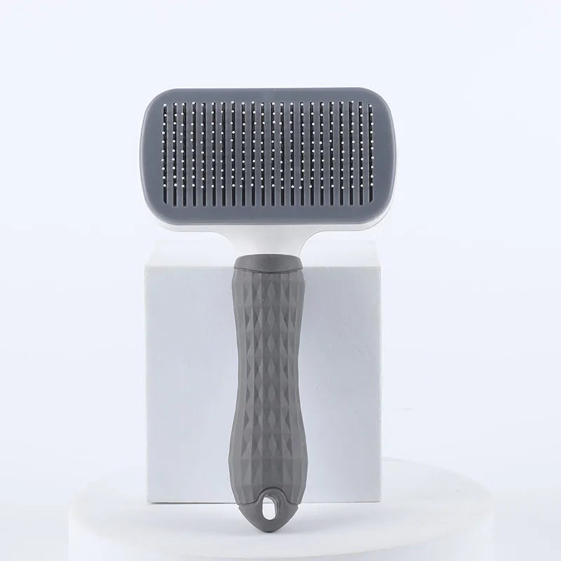 Dog Cat Self-Cleaning Grooming Brush Durable Pet Hair Remover Comb Anti-Slip Dematting Tool Pet Accessories