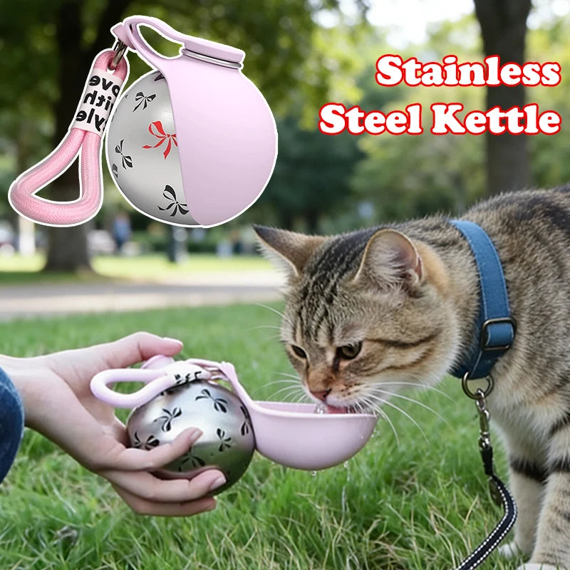 Portable Pet Water Bowl, 285ml, Foldable Silicone, Leak-Proof, Lightweight, Multi-Colour, for Dogs and Cats, Outdoor and Travel