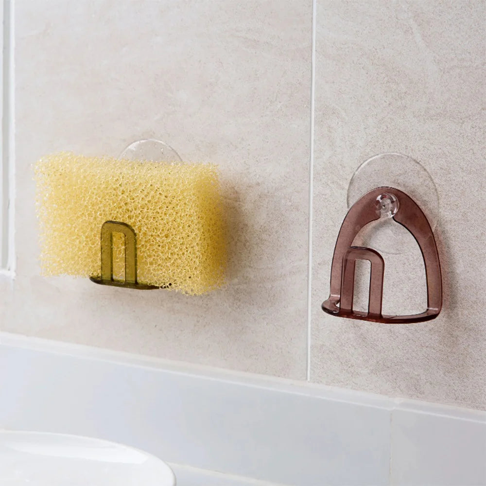 Multifunctional Kitchen Organizer Suction Cup Sink Drain Rack Sponge Storage Holder Bathroom Accessories