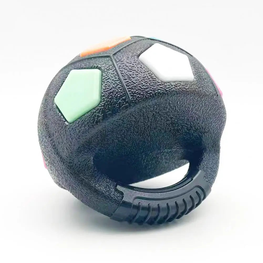 Dog Calming Ball Interactive Football Dog Toy Pets Toss And Fetch Toy with Squeaker Treat Dispensing for Small Medium Large Dogs
