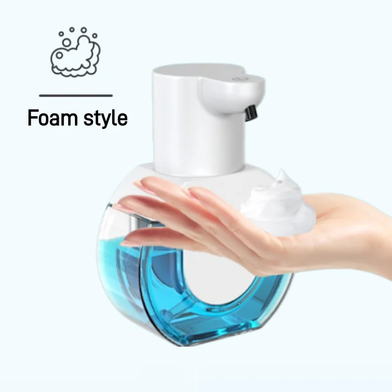 Automatic Sensor Foaming Soap Dispenser Touchless USB Rechargeable Waterproof Soap Dispenser for Bathroom Kitchen Soap Pump