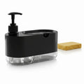 Soap Dispenser With Sponge Holder Shampoo Dispenser Soap Pump Container Storage Organizer Holder For Home Bathroom Kitchen