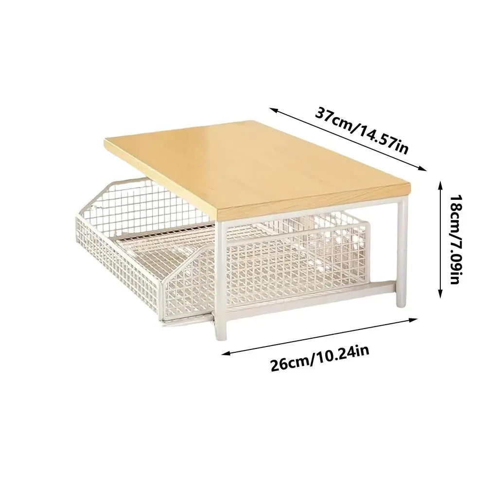 Kitchen Shelf 2-Tier Vertical Organizer Rack Household Organizer Shelves for Pantry Kitchen Bathroom Garage Shower Bar Apartment