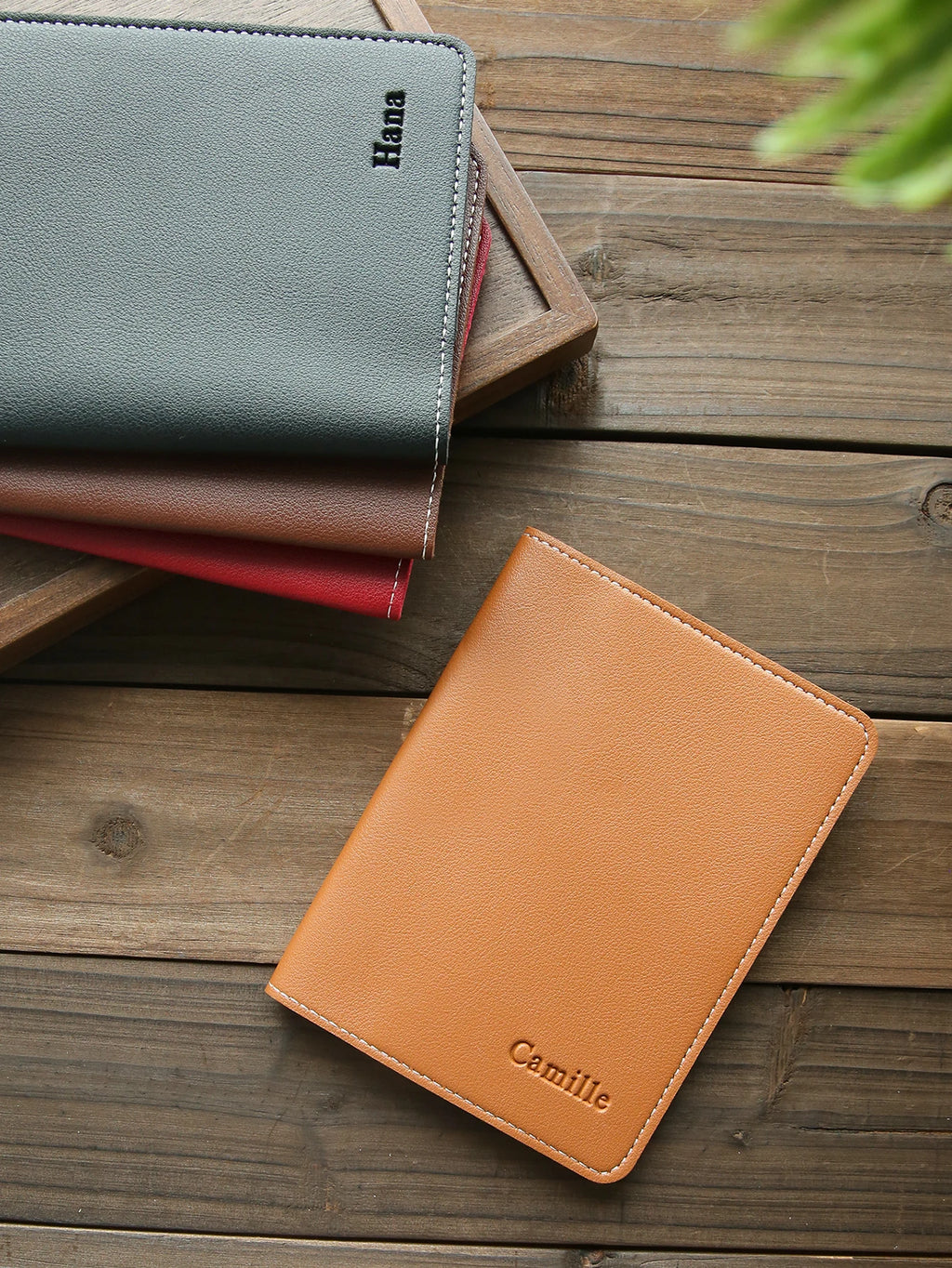 1 PCS Custom Name Passport Holder Personalized Leather Passport Cove Customized Travel Accessories Handmade Passport Holder Gift