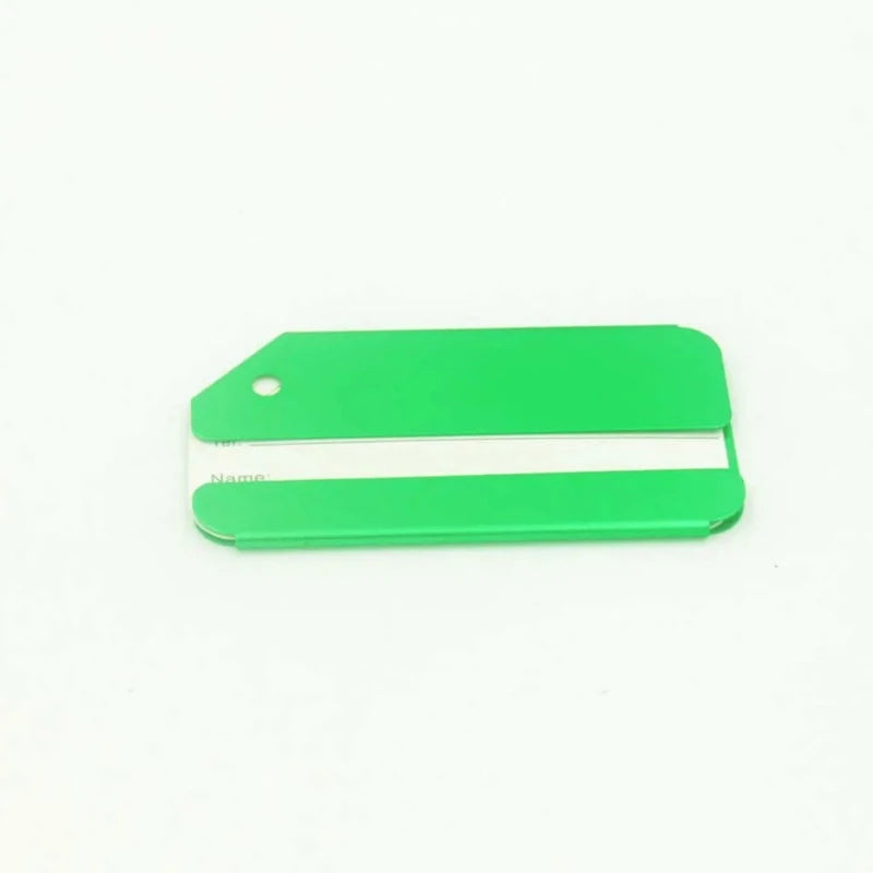 Luggage Tags Aluminium Alloy Suitcase Tag Travel Labels Set with Steel Loop ID Luggage Tags for Suitcases Travel Accessories