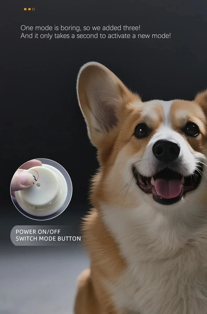 Intelligent rolling interactive dog toy ball Automatically moves and can emit barking sounds Puppy Chew Toys Knot Rope