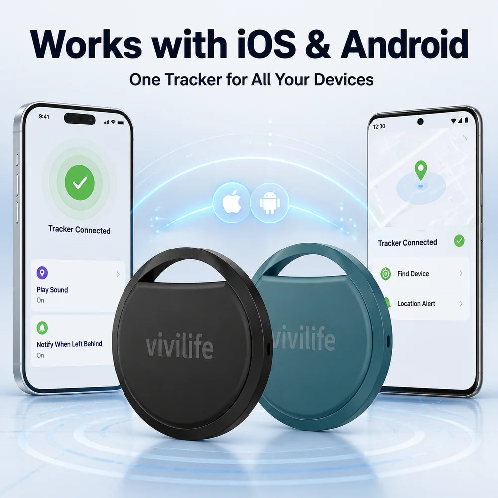 4 Pack Bluetooth Anti Lost Tracker Tag Item Finder for Keys Wallet Pets Bags Smart Locator Works with iOS Android