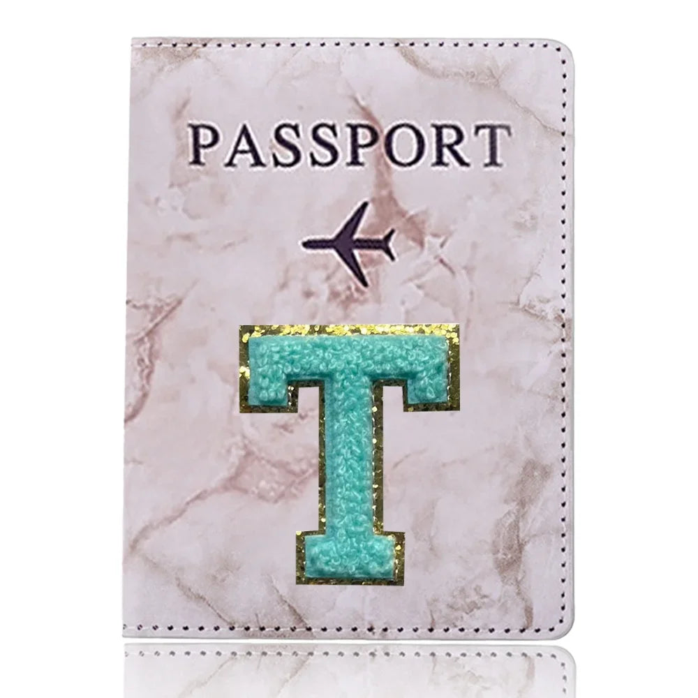 Passport Holder Passport Case Travel Waterproof Passport Protective Cover Embroidery Pattern Holder Air Plan Travel Accessories