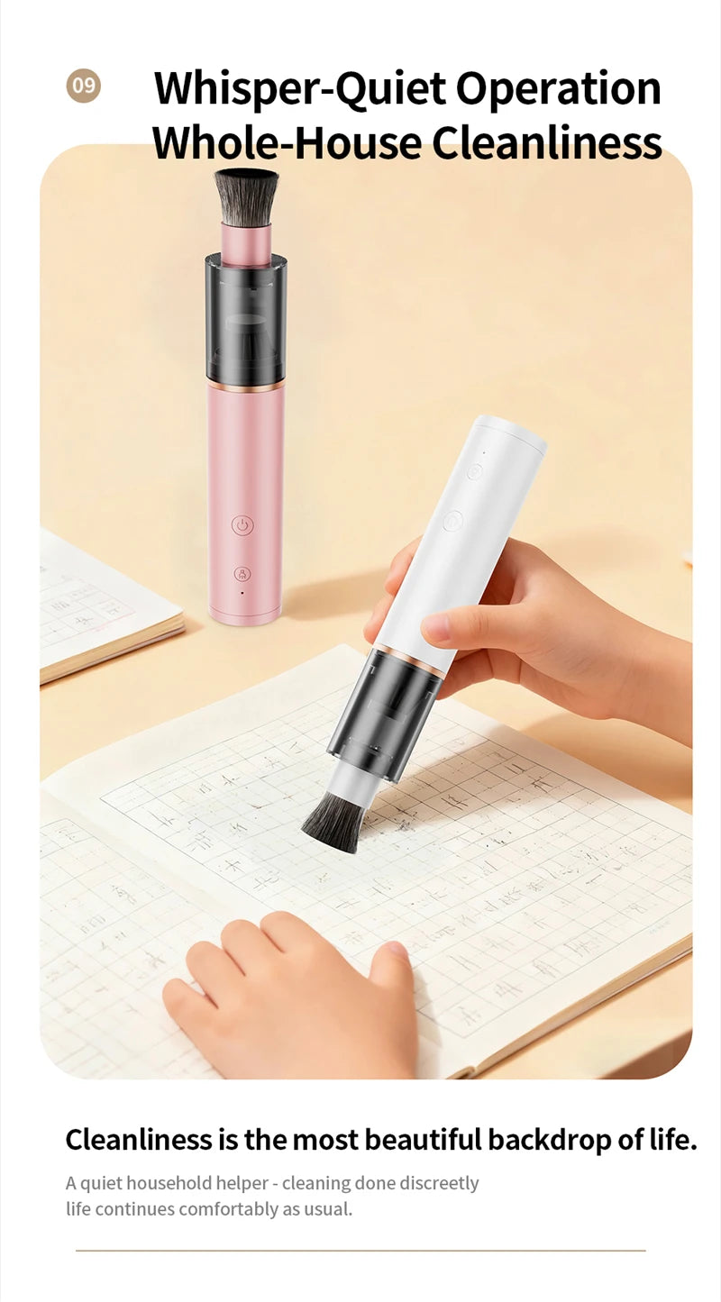 2026 New Small Mini Vacuum Cleaner Portable, Powerful, Durable Handheld, Wireless Desktop Cleaning, Keyboard, Piano Cleaner