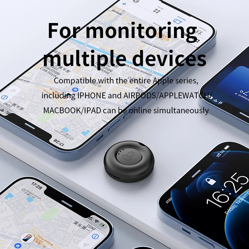 Smart Bluetooth Mini GPS Tracker For iOS System Find My APP airtag Child Finder Locator Pets Bike Bag Anti-Loss Tracking Device