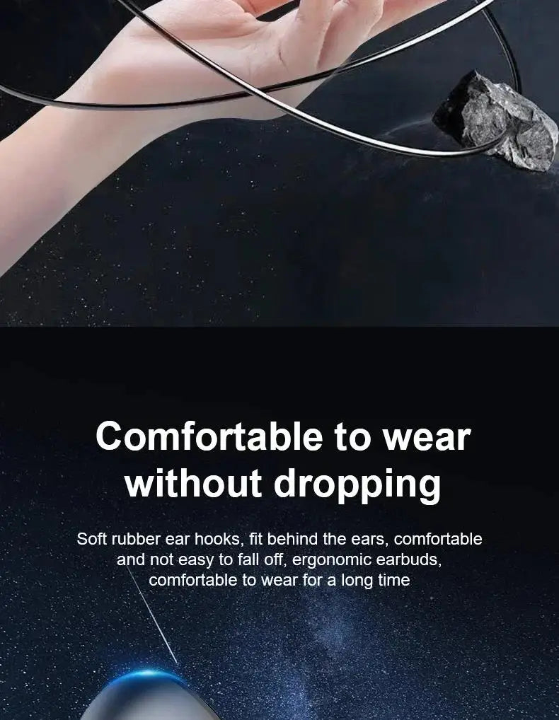 Wireless Bluetooth 5.4 Earbuds Sports Waterproof Noise-canceling Headphones Stereo Sound Sound In-Ear Earphones With Microphone