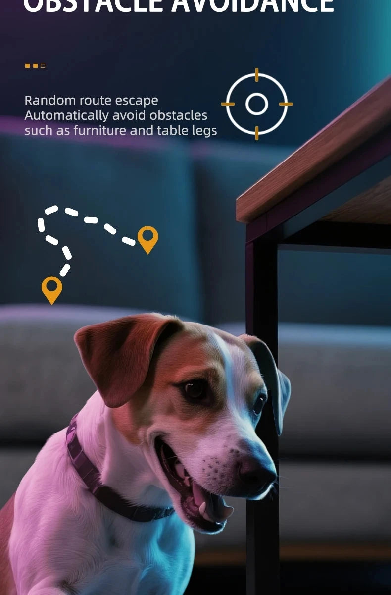 Intelligent rolling interactive dog toy ball Automatically moves and can emit barking sounds Puppy Chew Toys Knot Rope