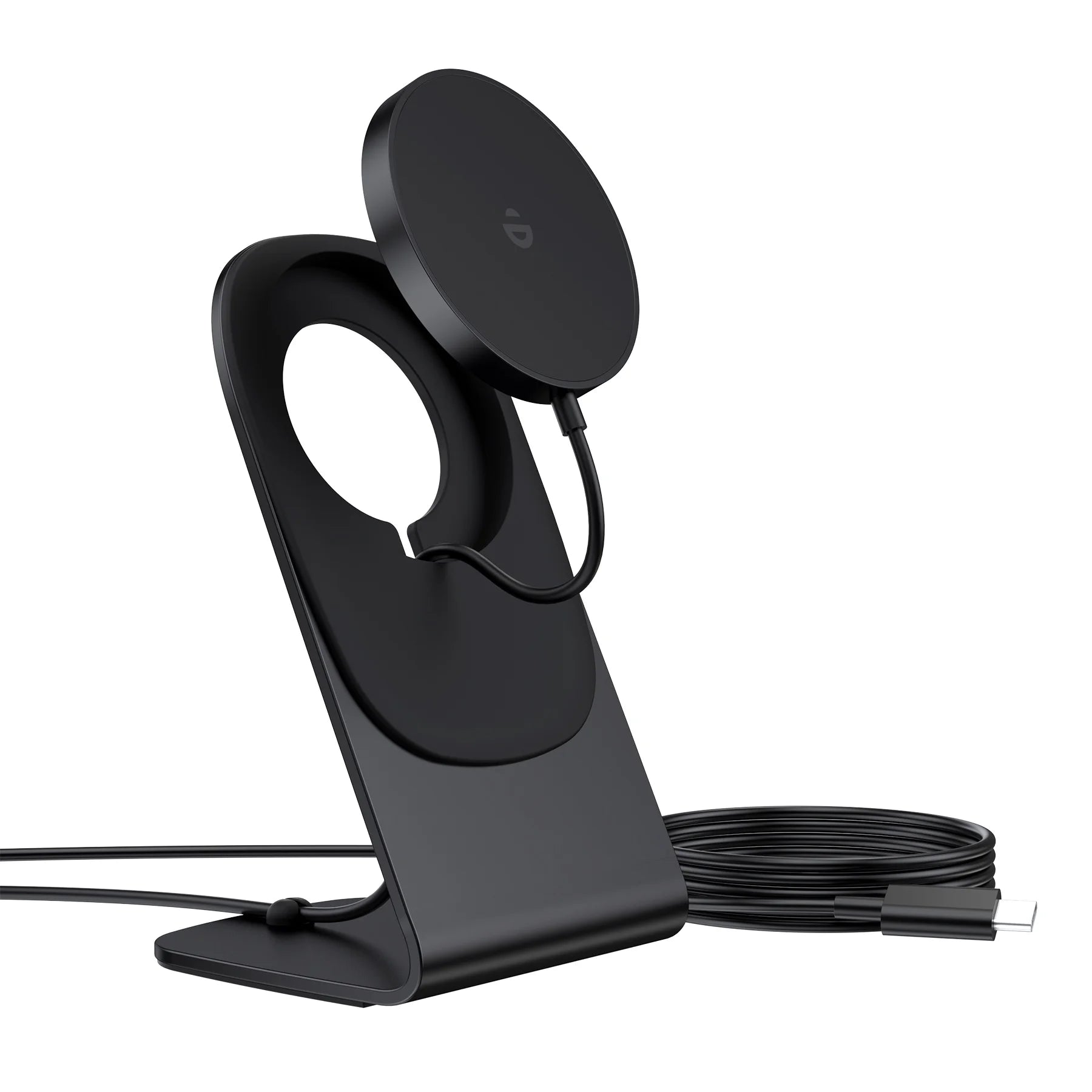Magnetic Wireless Charger for iPhone 17/16/15/14/13/12 - Mag Charger , Fast Wireless Charging Stand/Pad with 5ft USB-C Cable for