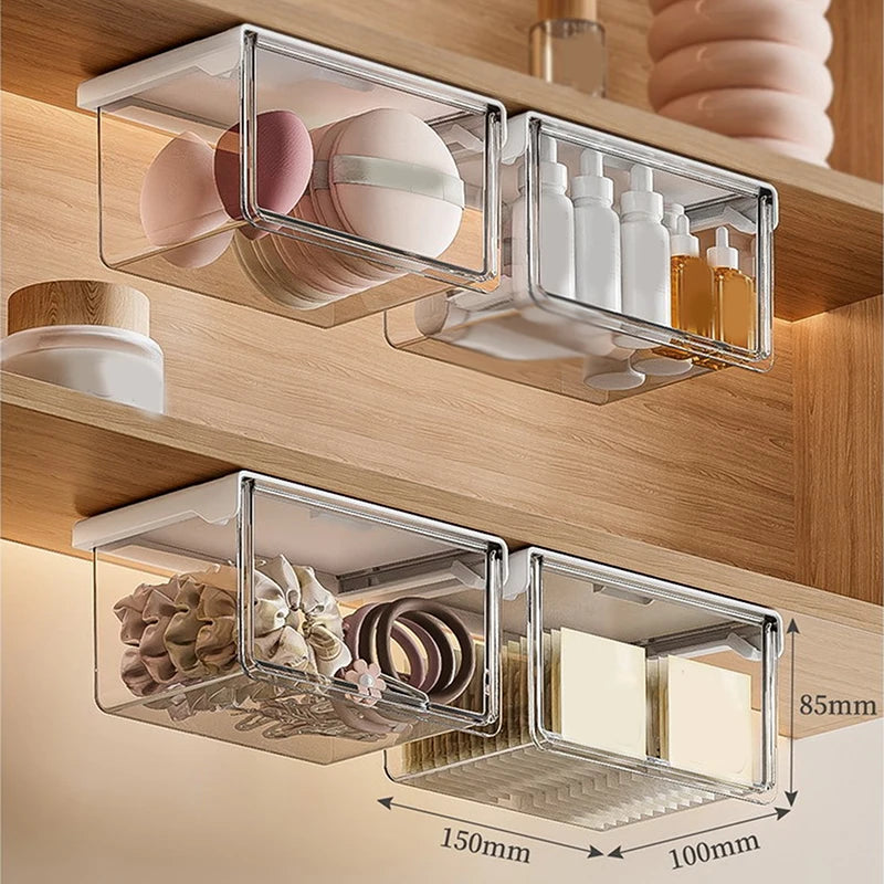 New A Cosmetic Storage Box For Storing Toiletries, Makeup Remover Pads, Lipsticks, Cotton Swabs, And Bathroom Supplies