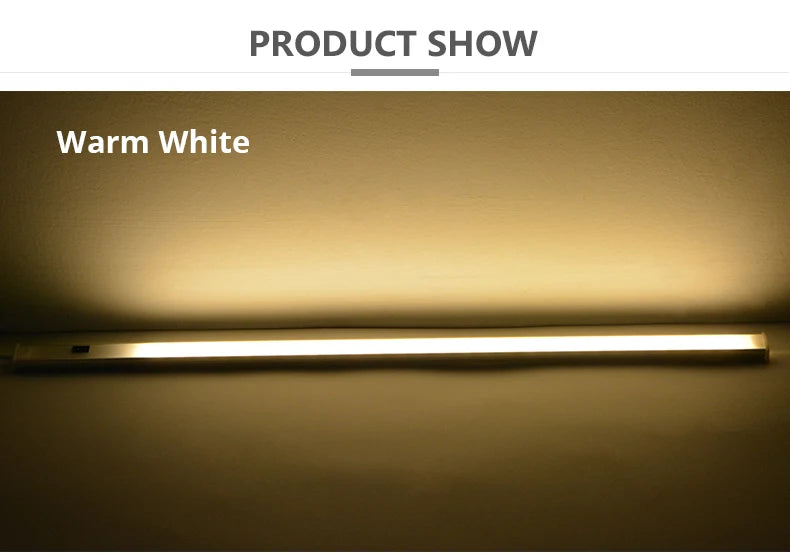 USB LED Lights Room Decoration 5V Lamp Hand Sweep Sensor Lamp Aluminum Lights Bar For Kitchen Closet Bedroom Night Lighting