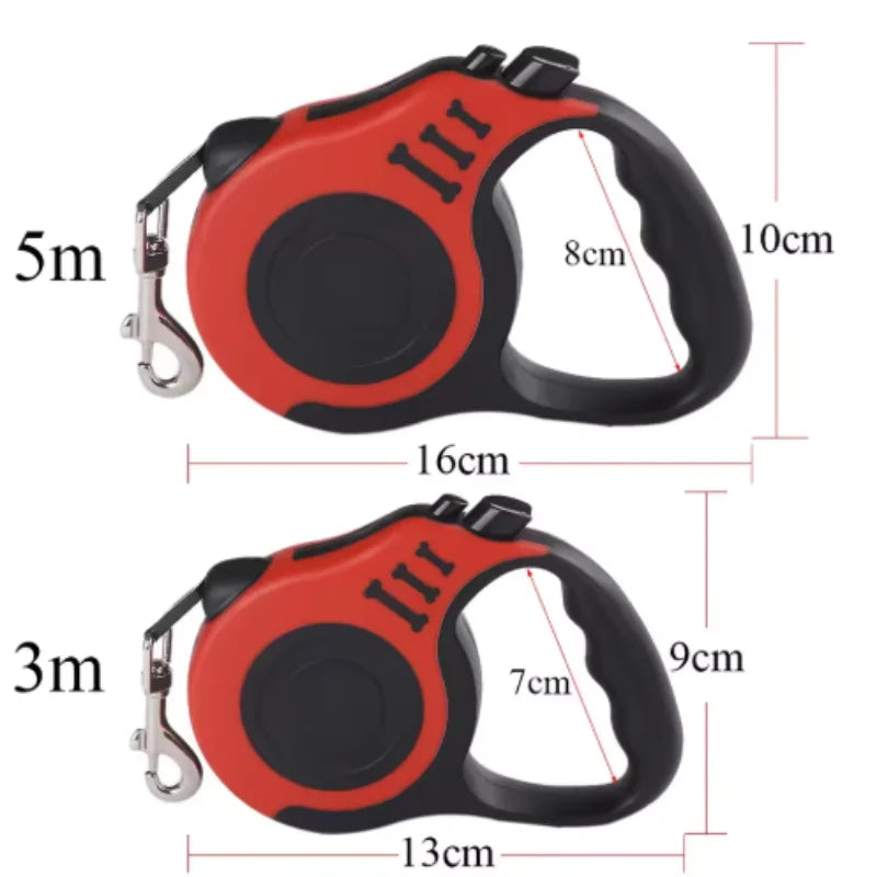 Automatic Retractable Dog Leash for Small Dogs And Cats Durable Nylon Lead with Traction Rope for Outdoor Travel And Walking