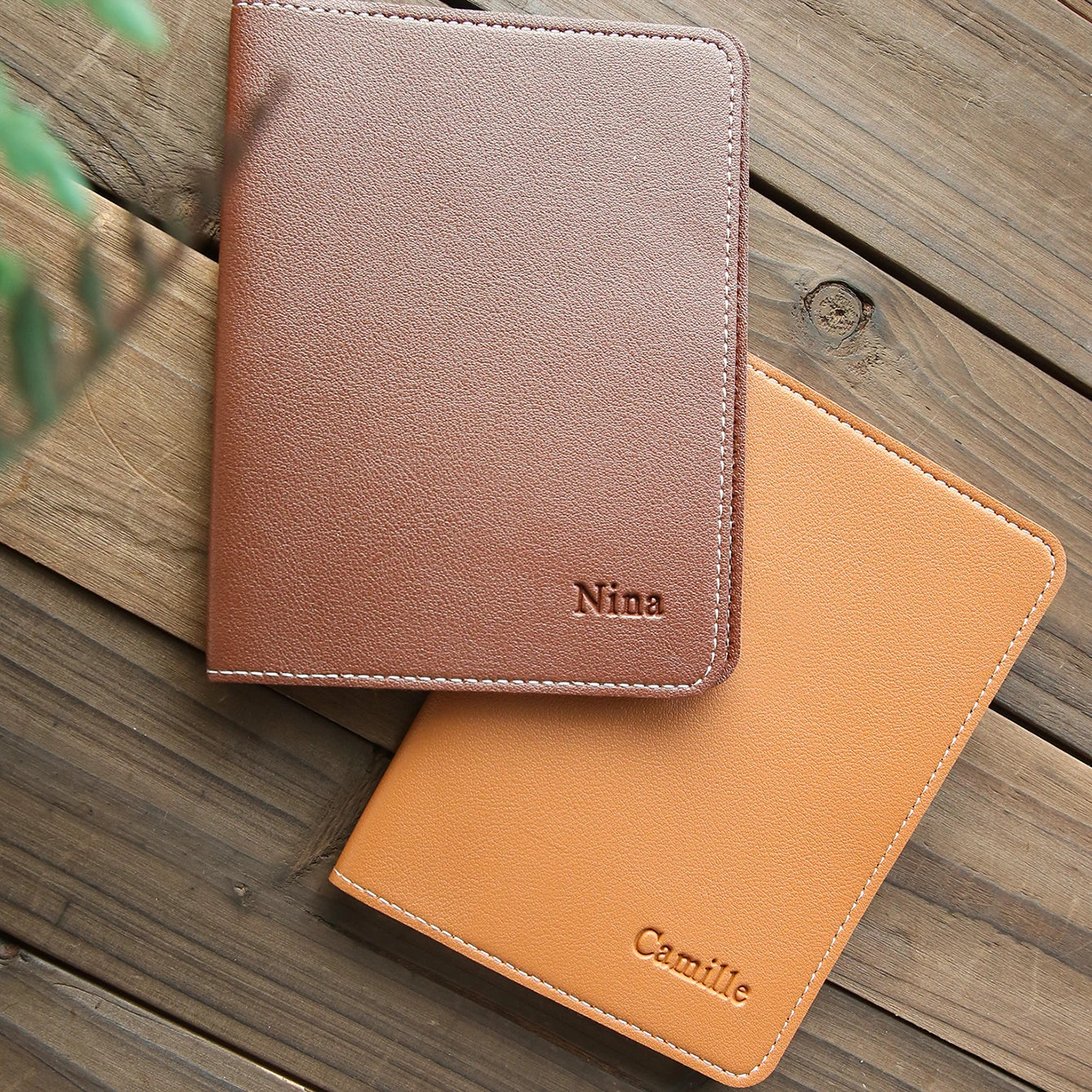 1 PCS Custom Name Passport Holder Personalized Leather Passport Cove Customized Travel Accessories Handmade Passport Holder Gift