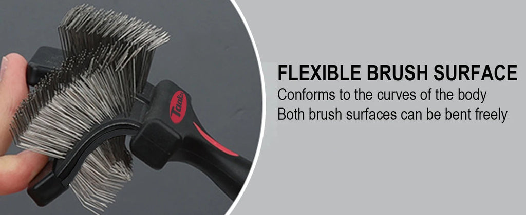 1pc Double Sided Pet Brush Dog Cat Hair Fur Bristle Grooming Shedding Cleaning Massage Comb Styling Tool Brush Comb Pet Supplies