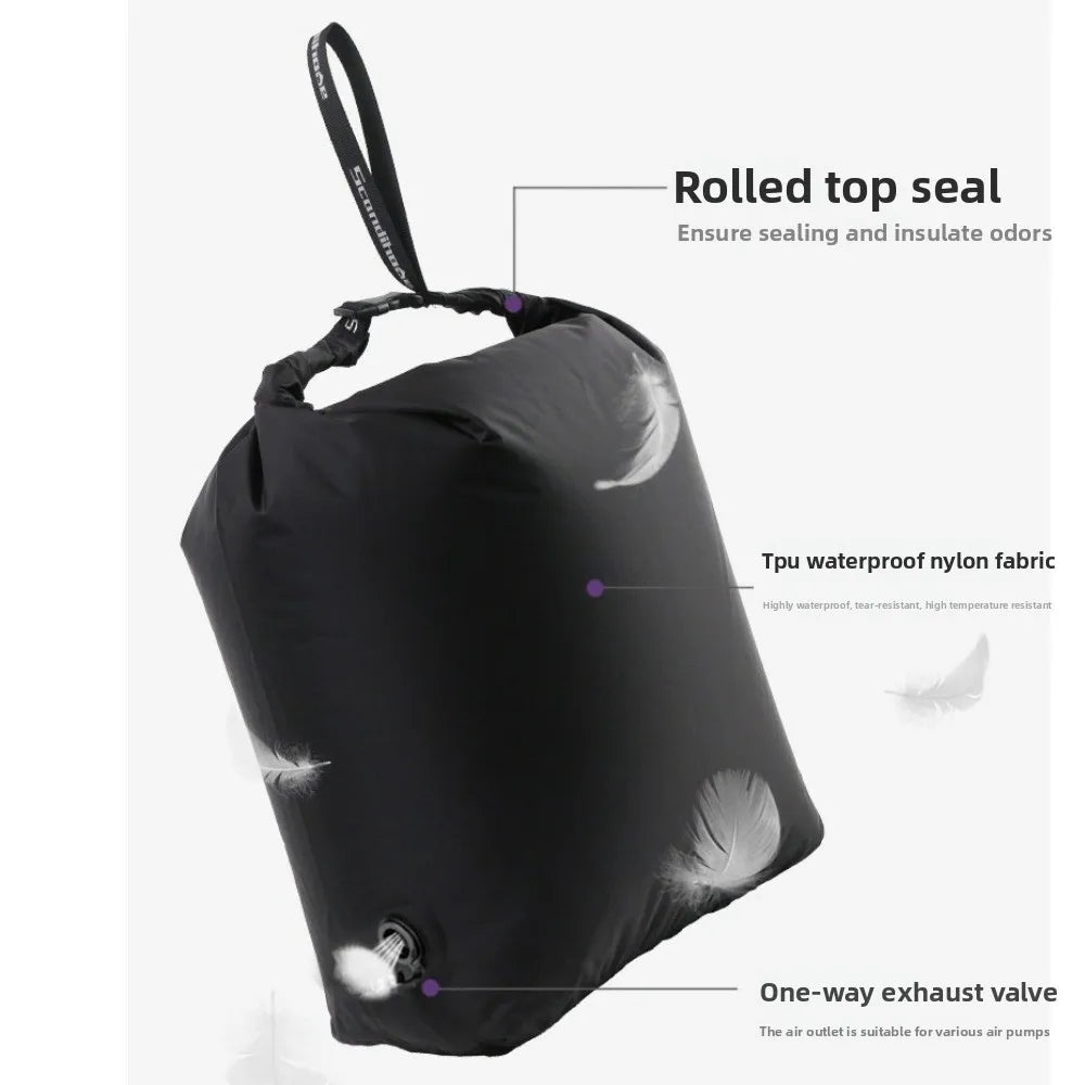 Durable Waterproof Vacuum Compression Bag Lightweight Reusable Travel Packing Cubes Portable Space Saving Storage Bag