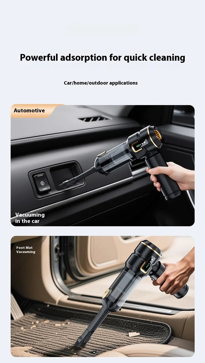 Mini Car Vacuum Cleaner Strong Scution Cordless 998000PA Powerful Wireless Car Cleaner HandHeld Portable Vacuum Cleaner for Car